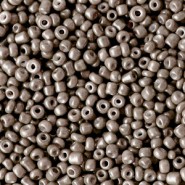 Seed beads 11/0 (2mm) Woodland grey